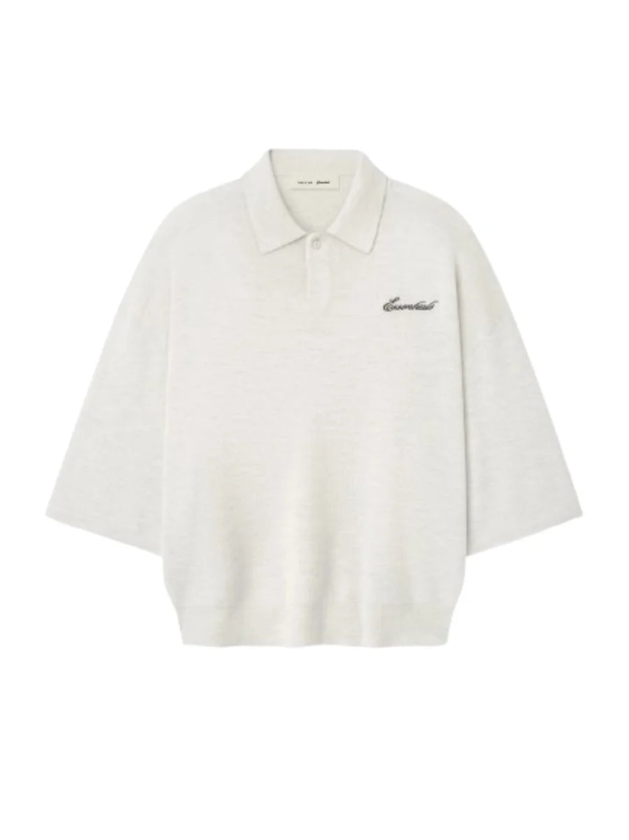Essentials 3 4 Sleeve 90s Polo White T Shirts – Fear Of God Essentials