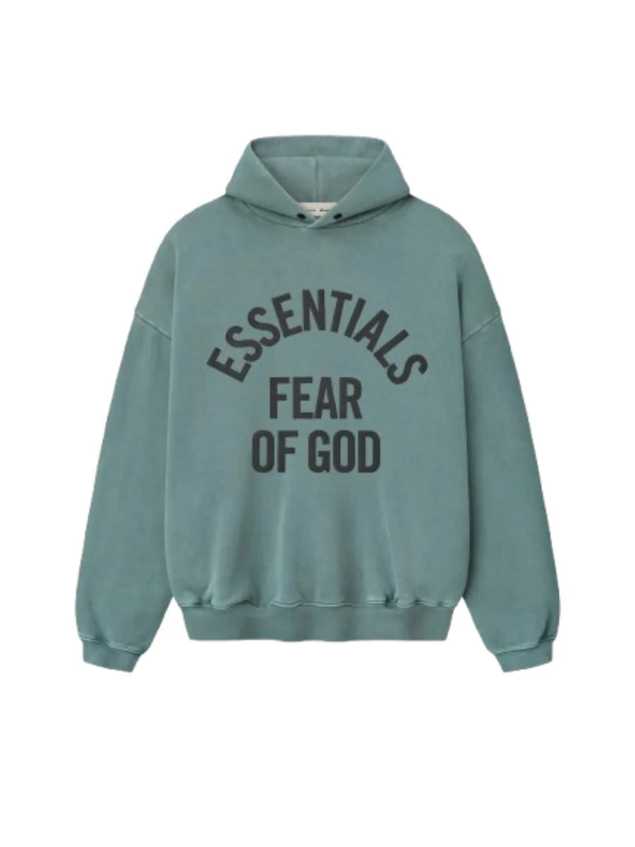 Essentials Campus 90s Hoodie Coastal Faded