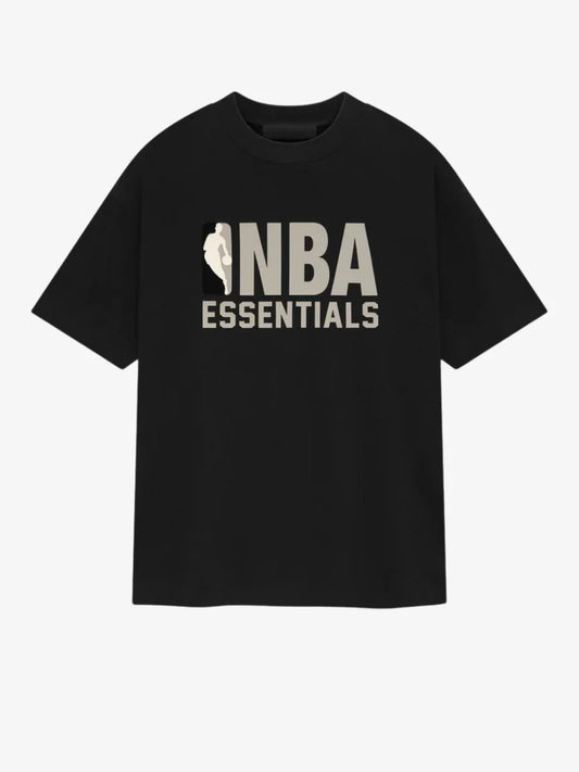 Essentials NBA Tee Short Black Sleeve